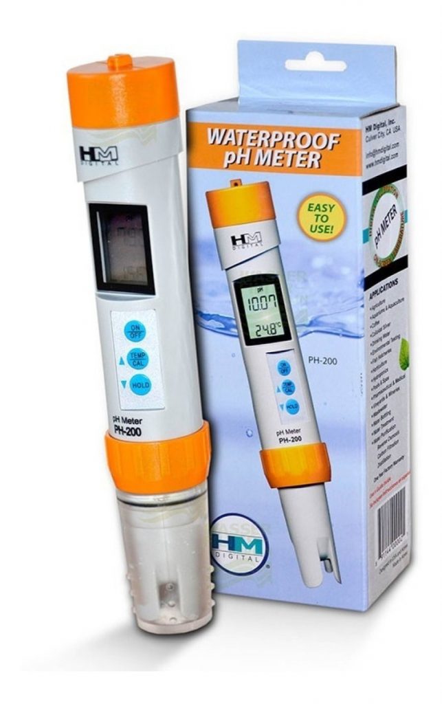 pH metro profesional liquidos modelo pH 200 Hm Digital USA